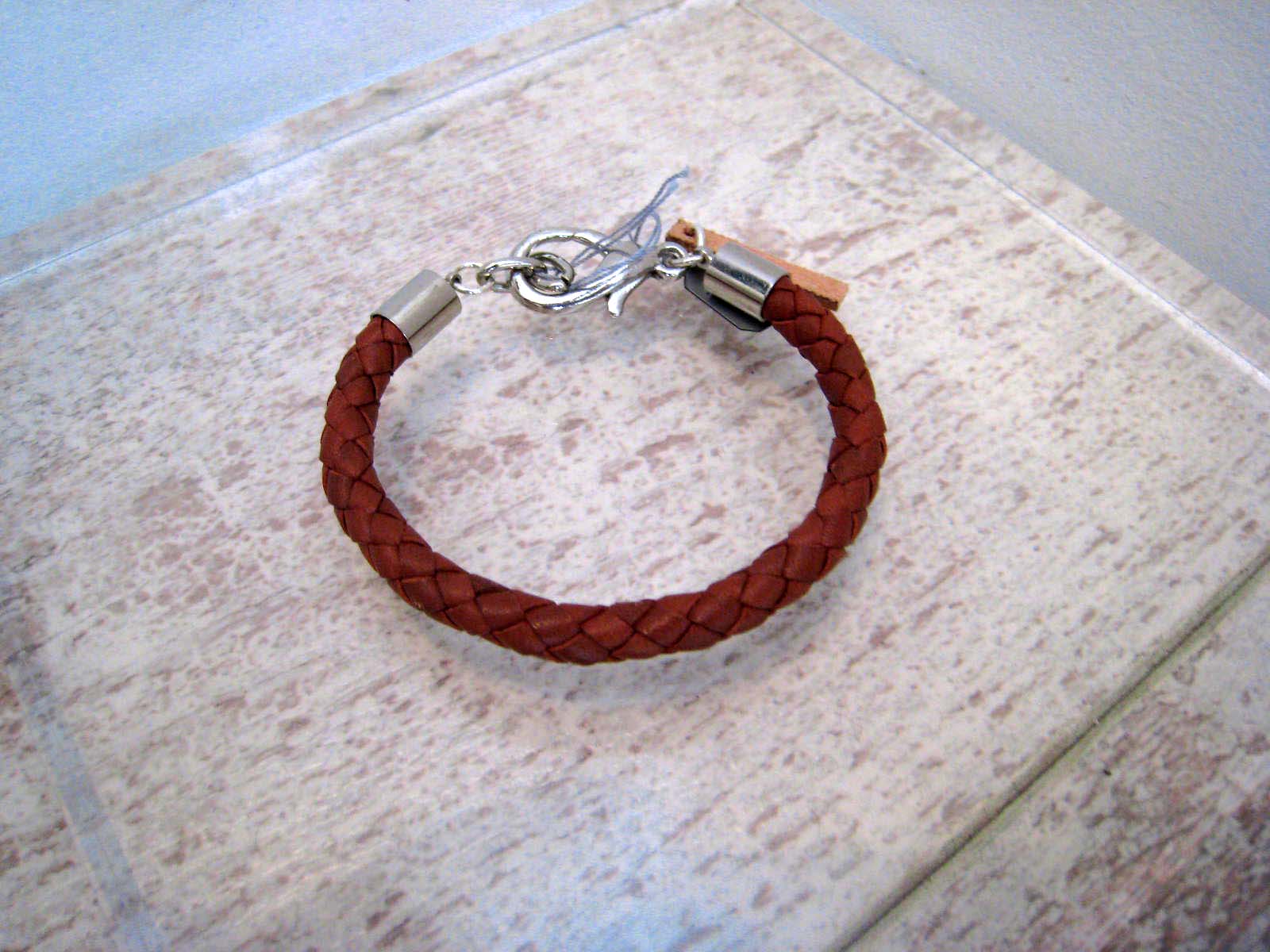 Malin collection - leather bracelet uk stockist thick brown band