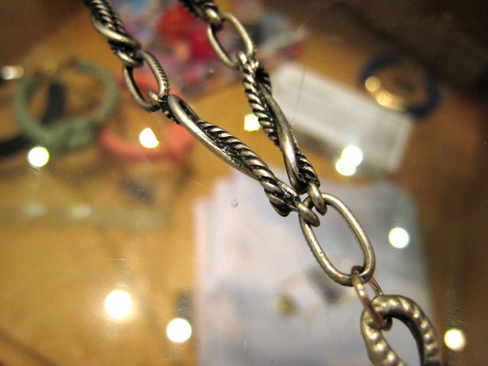 sailor necklace anchor chain