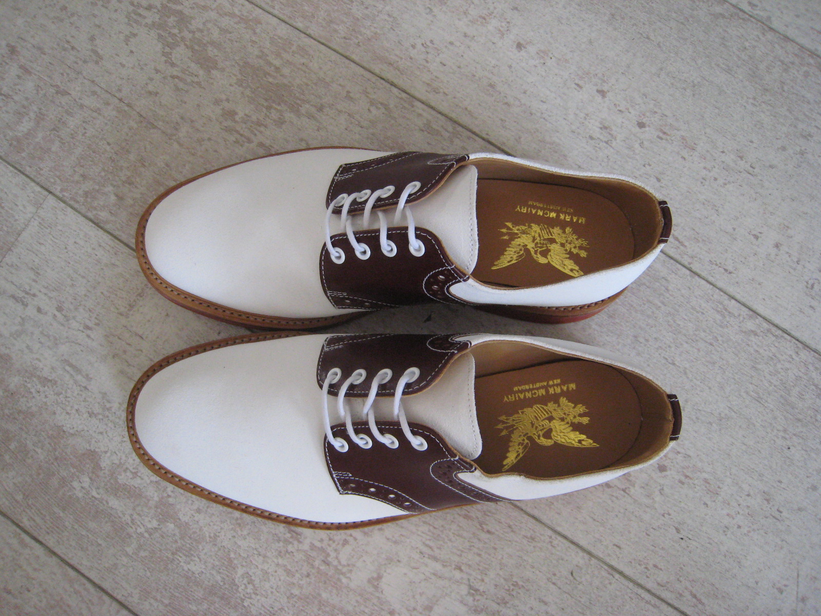 mark mcnairy found bath uk stockist tan saddle shoe