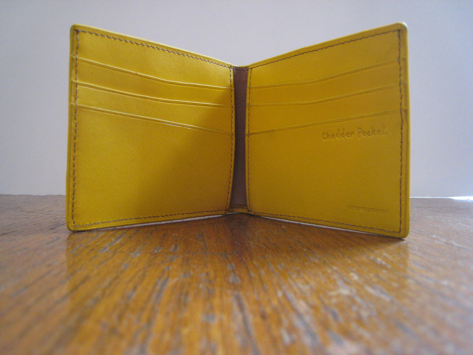 daryl uk stockist yellow wallet cheddar pocket