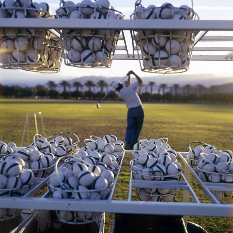 Robert Doisneau - golf balls - Palm Springs 1960 stella telegraph top 50 found bath boutique designer shop