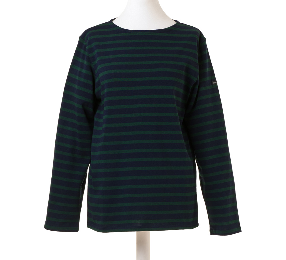 SJ Navy Green Stripe WEB stella telegraph top 50 found bath boutique designer shop