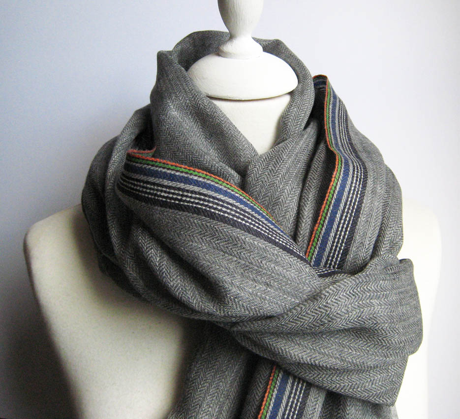 epice - chevron scarf steel3 stella telegraph top 50 found bath boutique designer shop vogue top 100 glamour magazine