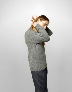 YMC RIDGE KNIT Q8CAQ_GREY