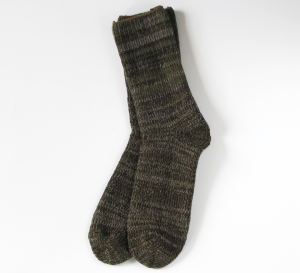 Rototo-found-bath-uk-stockist-Army-Green-Teasel-Socks